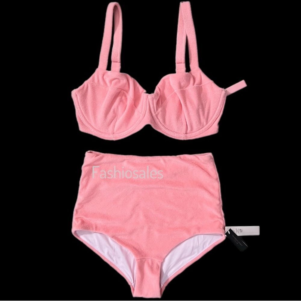 Victorias Secret Set Wicked Push Up without padding terry Bikini Top & Bottom